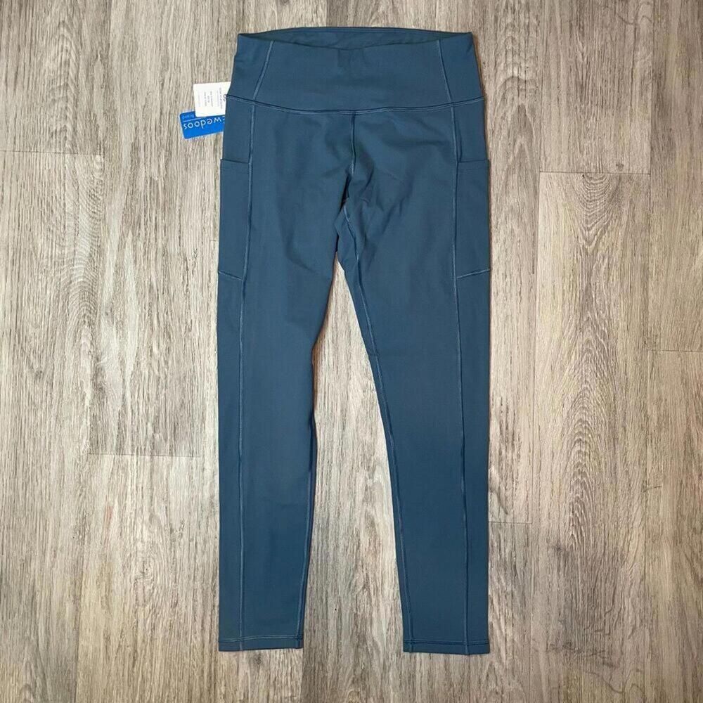nwt Ewedoos blue yoga pants new women’s size XL workout leggings athleisure